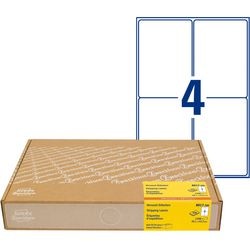 Étiquettes d'expédition avery zweckform 139 x 99,1 mm blanc
