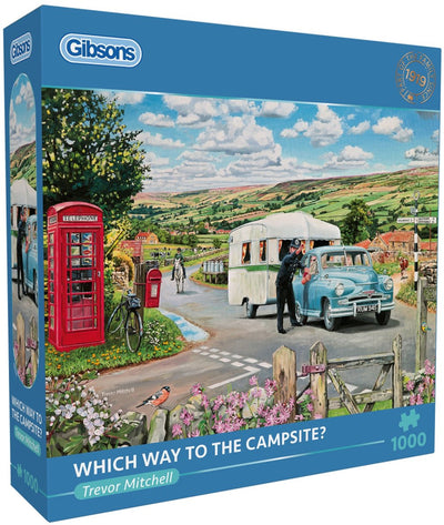 Gibsons - quel chemin vers le camping (par Trevor Mitchell) - 1000 pièces 68×49cm (l×h) - puzzle pour adultes