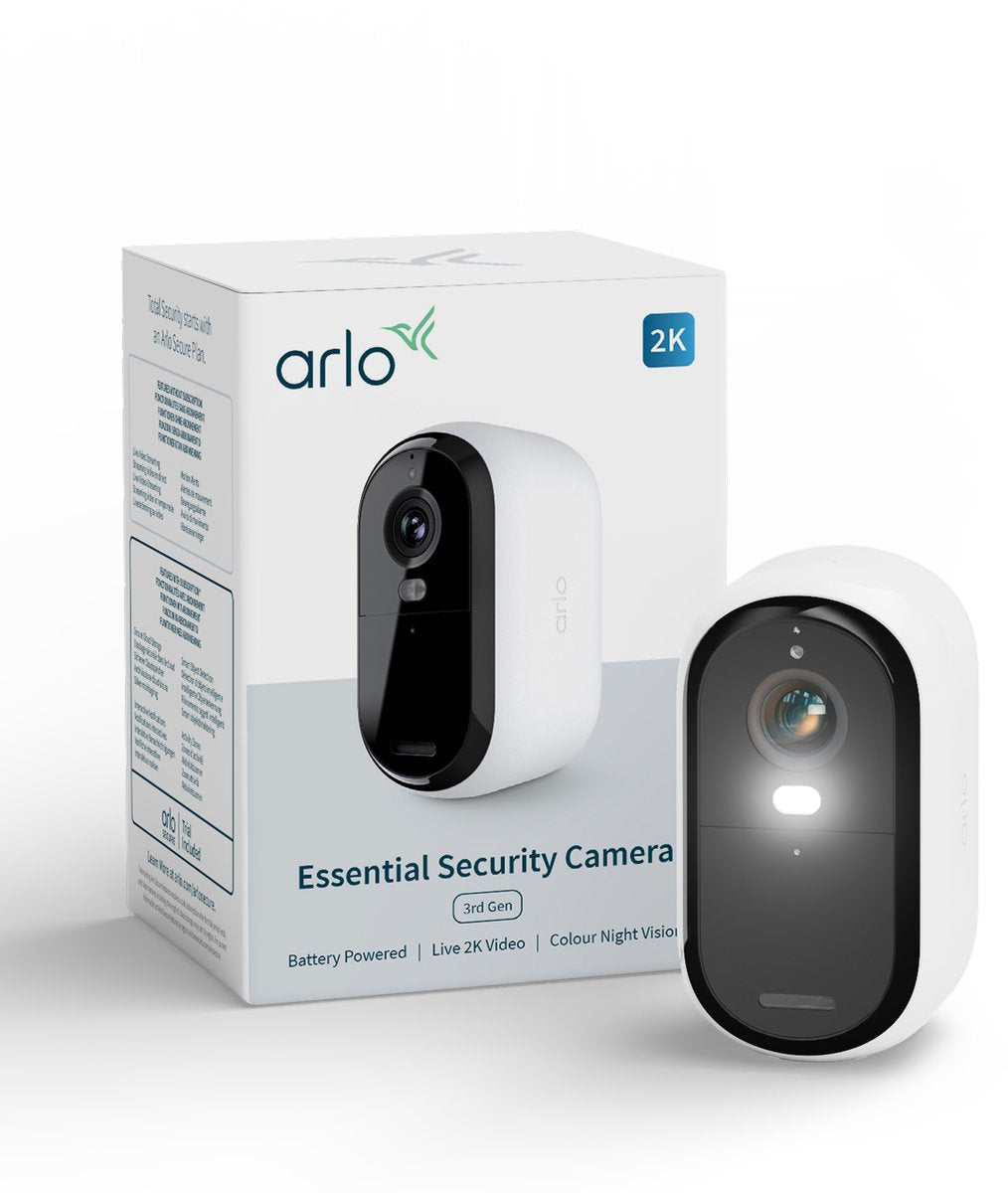 Arlo essential3 2k caméra de sécurité - 1 caméra IP