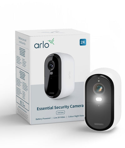 Arlo essential3 2k caméra de sécurité - 1 caméra IP
