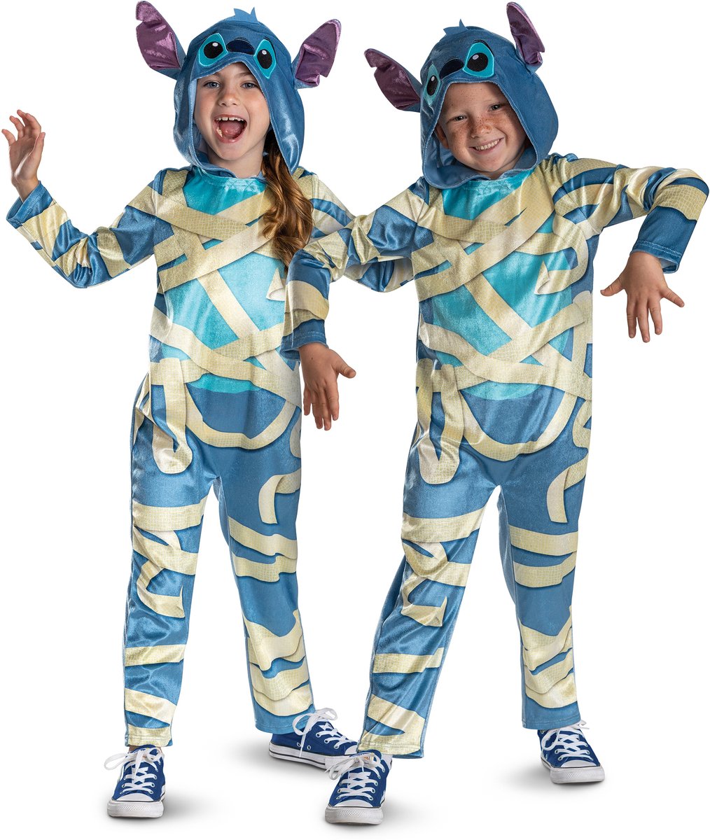 Déguisement disney stitch - robe classique stitch maman xs (3-4 ans)