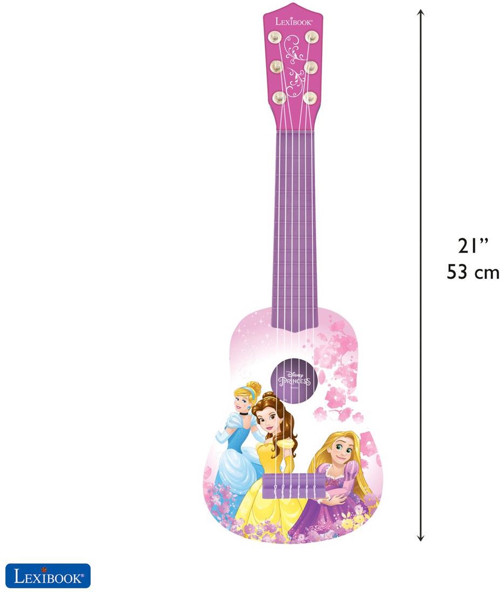 Lexibook ma première guitare princesse disney - 21''