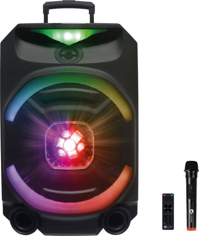 N-gear the flash 1550d - set karaoké - 15 woofer - bluetooth - spectacle de lumière LED - microphones sans fil - 800w