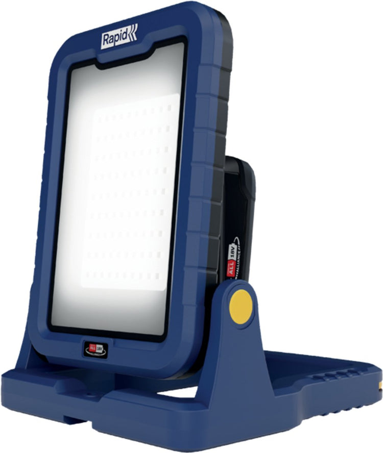 Rapid bwl2400 - lampe de travail lampe de chantier - 18v - 2400l - 15w - sur batterie