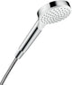 Hansgrohe douchette crometta 100 1jet ecosmart 8 l min blanc chromé