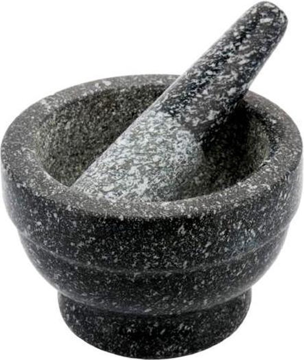 Mortier en marbre Kinghoff avec pilon ø12x8cm