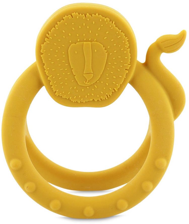 Anneau de dentition sensoriel Trixie Mr. Lion – 0m+ – 100% silicone - idéal pour la dentition