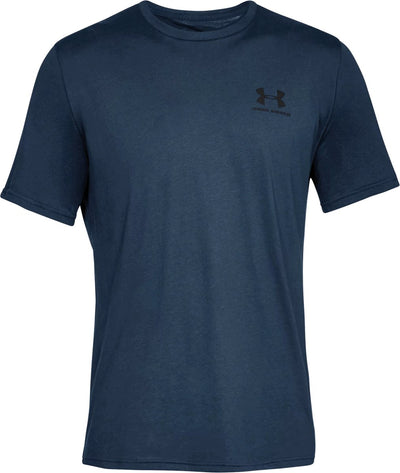 Under Armour UA M Sportstyle LC SS-Blu Chemise de sport pour hommes - Academy - Noir