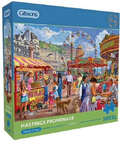 Gibsons - Hastings Promenade (par Steve Crisp) - 500xl pièces 68×49cm (l×h) - puzzle pour adultes