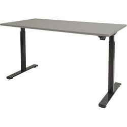 Bureau Schavenburg dextro basic 160 x 80 cm gris noir