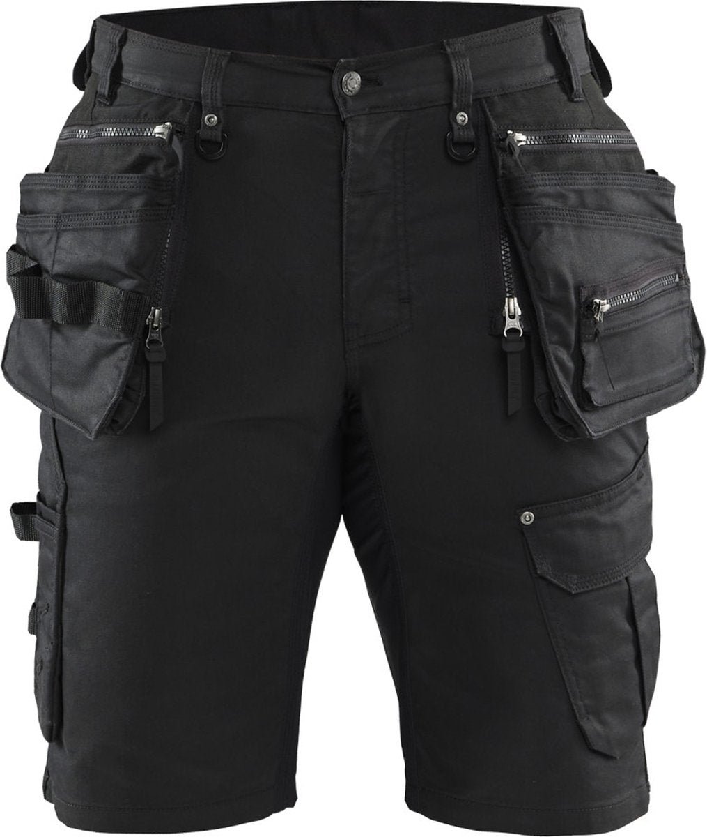 Blåkläder blaklader short denim stretch x1900 1992-1141 - noir noir - c54