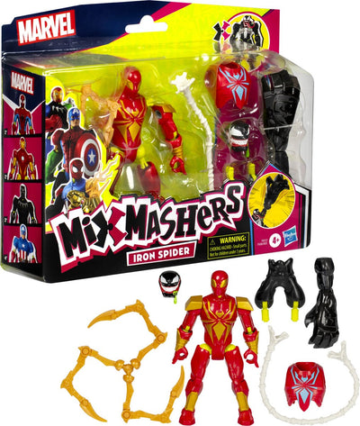 Hasbro mixmashers spider-man iron spider deluxe - figurine - merveille
