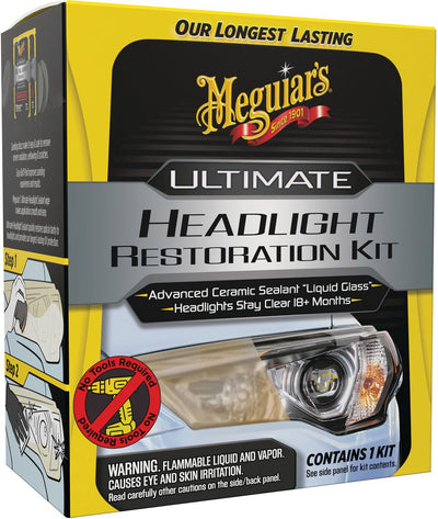 Le kit de restauration de phares ultime de Meguiar