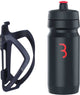 Bbb cycling flexcage - porte-bidon léger avec bouteille - 550ml - noir rouge - vélo de course VTT - porte-gourde vélo - bbc-36c