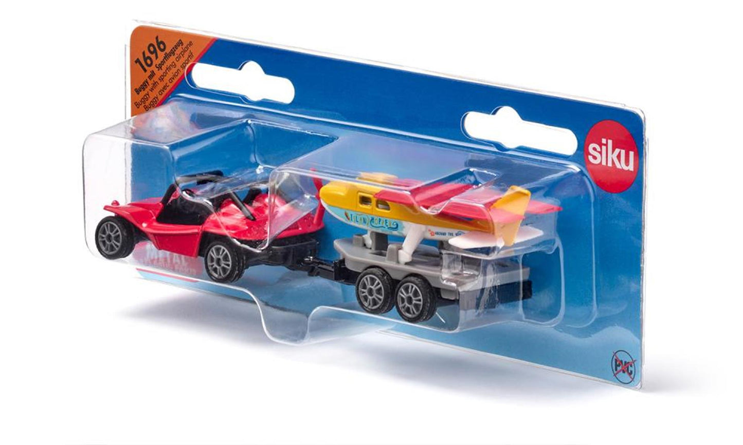 Buggy Siku avec avion de sport 1:87