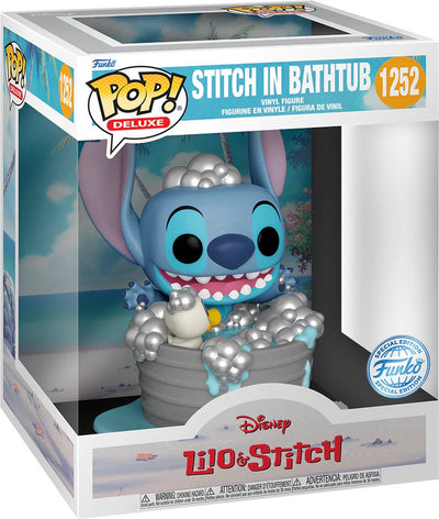 Point Funko dans la baignoire - pop ! deluxe - figurine Lilo et Stitch