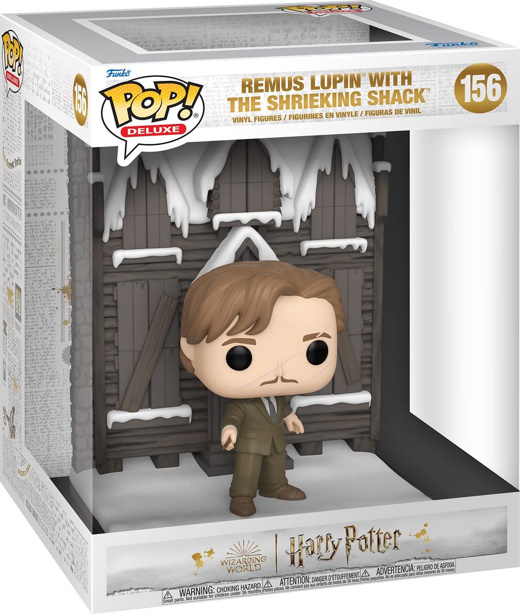 Funko Harry Potter figurine à collectionner pop! vinyle de luxe - anniversaire de la chambre des secrets - cabane hurlante de Pré-au-lard avec lupin 9 cm multicolore