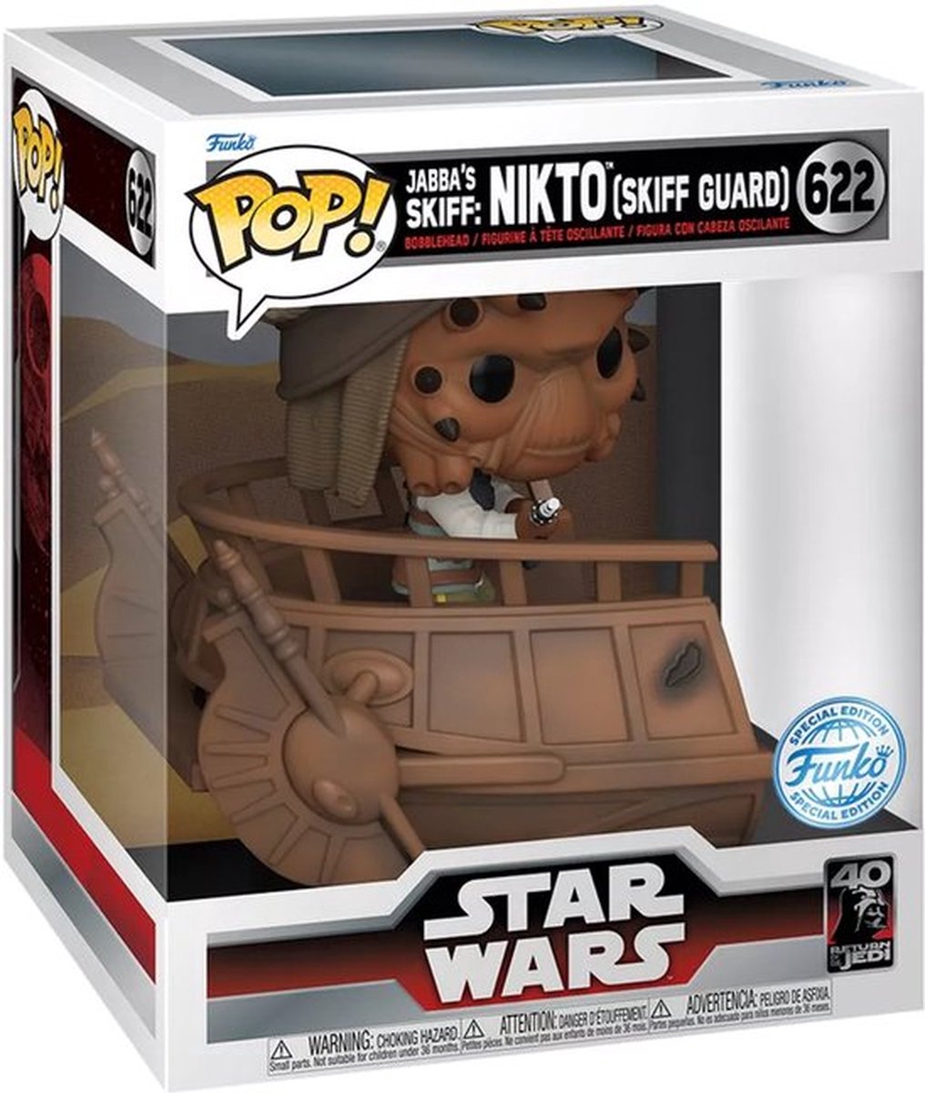 Funko star wars - le skiff de jabba : nikto (garde du skiff) 622 - exclusivité pop