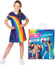 K3 robe robe arc-en-ciel bleu, 6-8 ans
