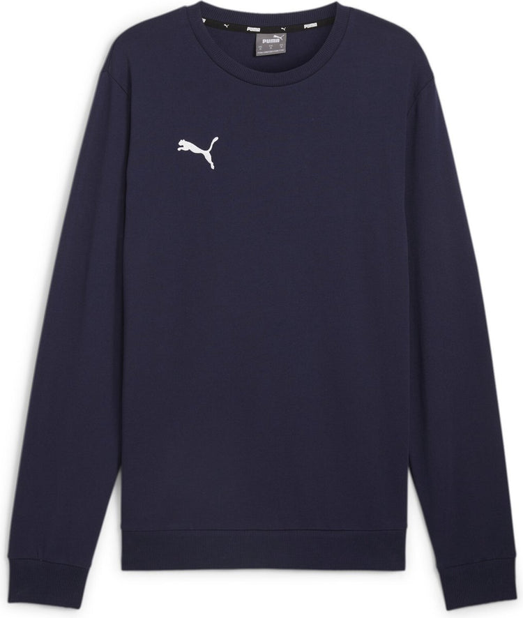 Pull de sport Puma teamgoal casuals ras du cou sweat pour homme - marine- blanc
