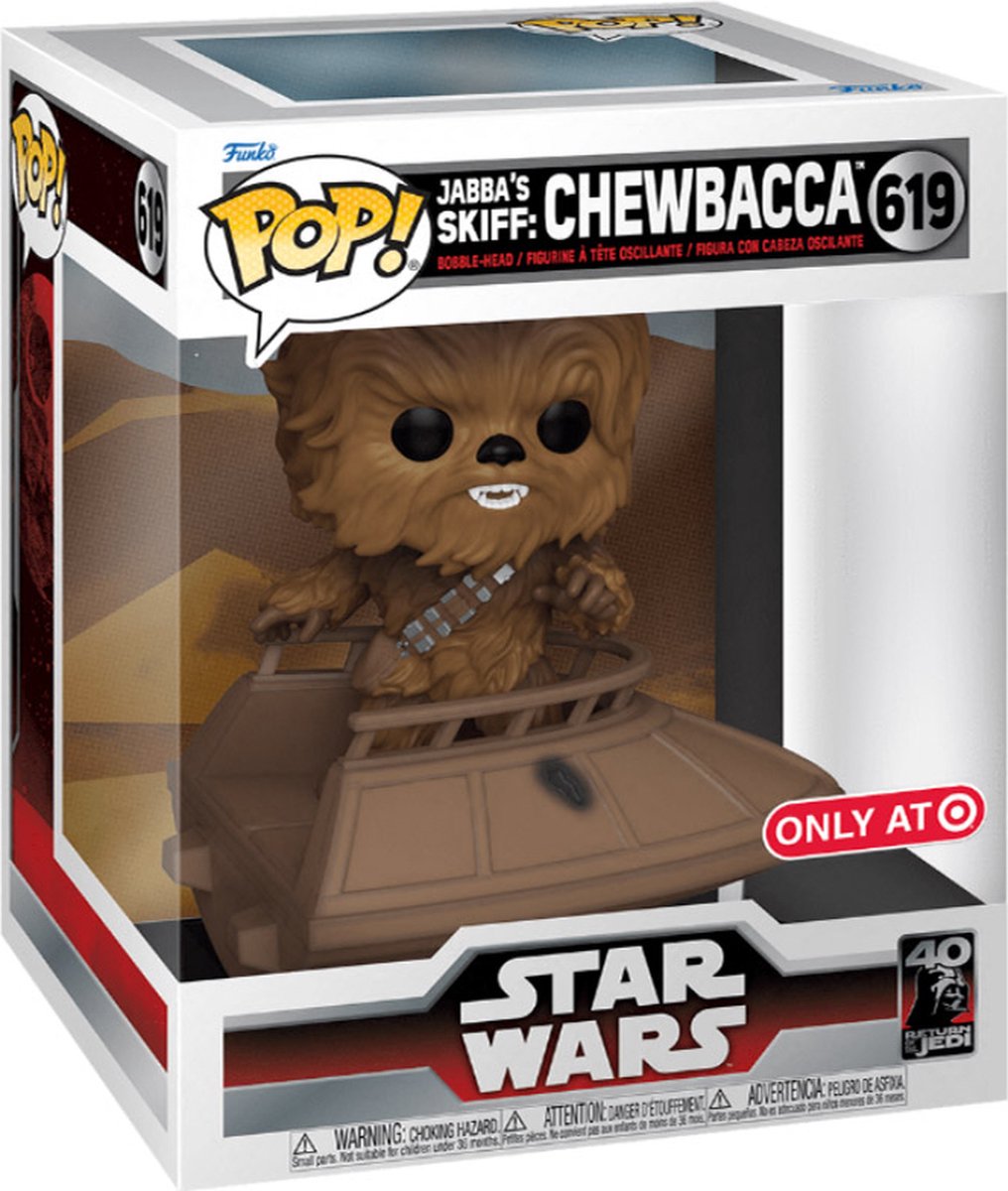 Funko-pop ! Star Wars : Jabba's Skiff : Chewbacca #619 (uniquement chez Target Exclusive)