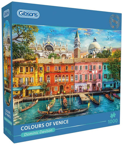 Gibsons - couleurs de Venise (par dominic davison) - 1000 pièces 68×49cm (l×h) - puzzle pour adultes