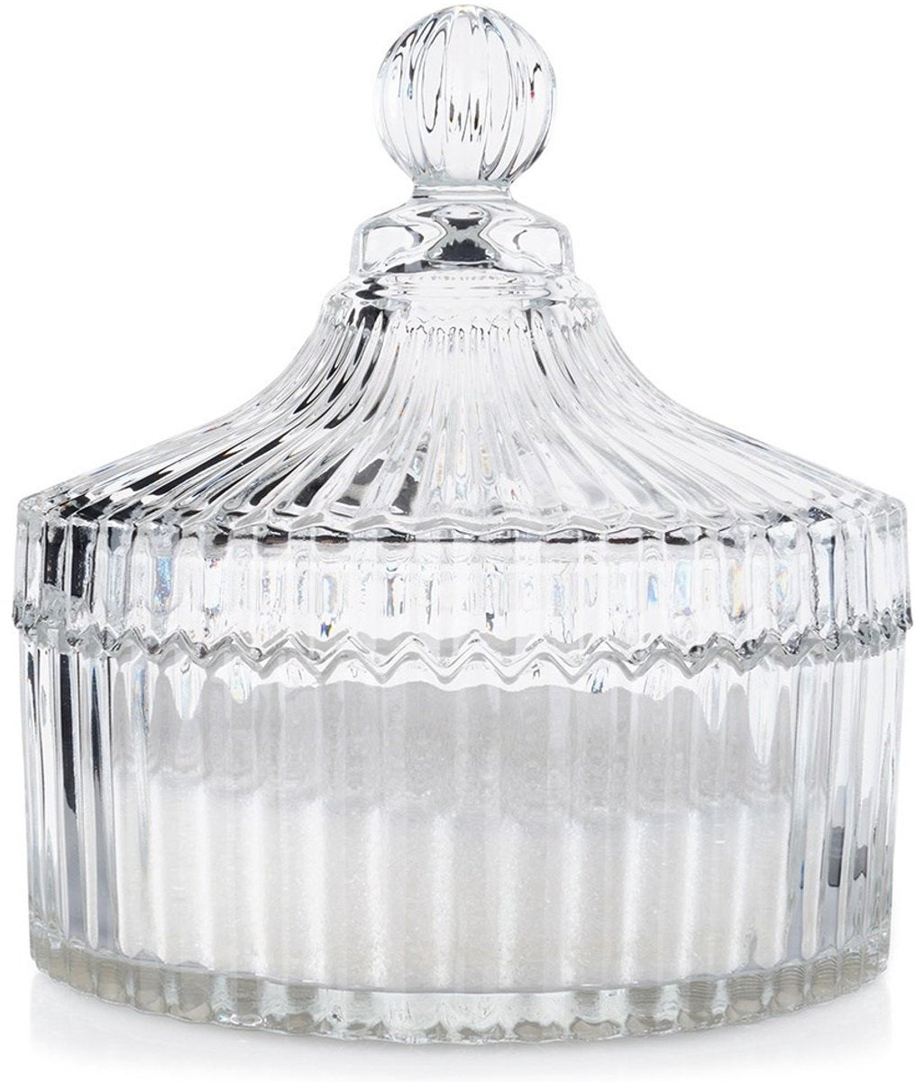 Pot en verre Alpina avec couvercle