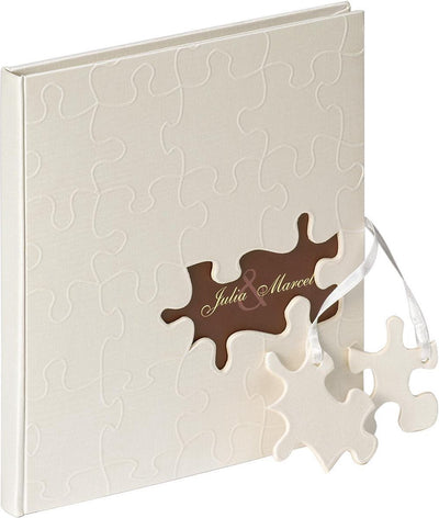 Walther gb-173 puzzle - livre d'or - 23 x 25 cm - crème