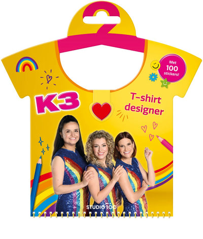 Cahier d'activités Studio 100 k3 - créateur de t-shirt
