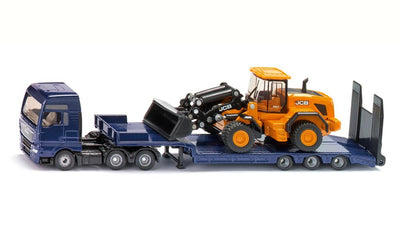 Camion Siku Super Man avec JCB Wiellader et Diet Charger O