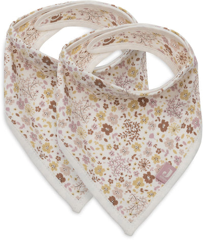 Jollein bavoirs bandana - 2 pièces - 25 cm - fées des fleurs