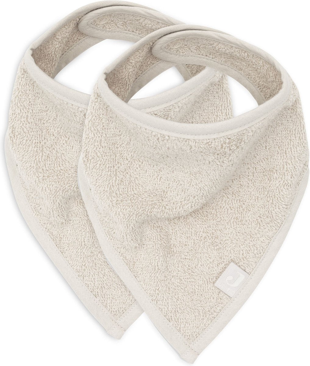 Jollein bavoir bandana nougat (pack de 2)