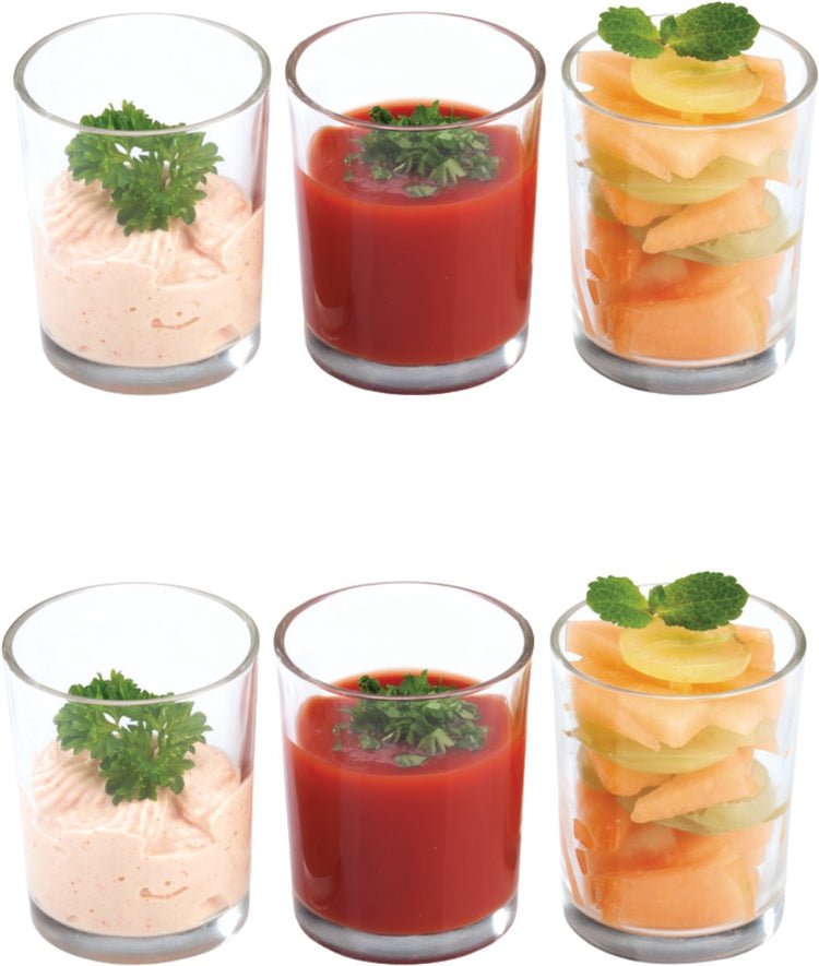Verres à amuser Alpina - petits verres - verres à shot - 6 pièces - verre