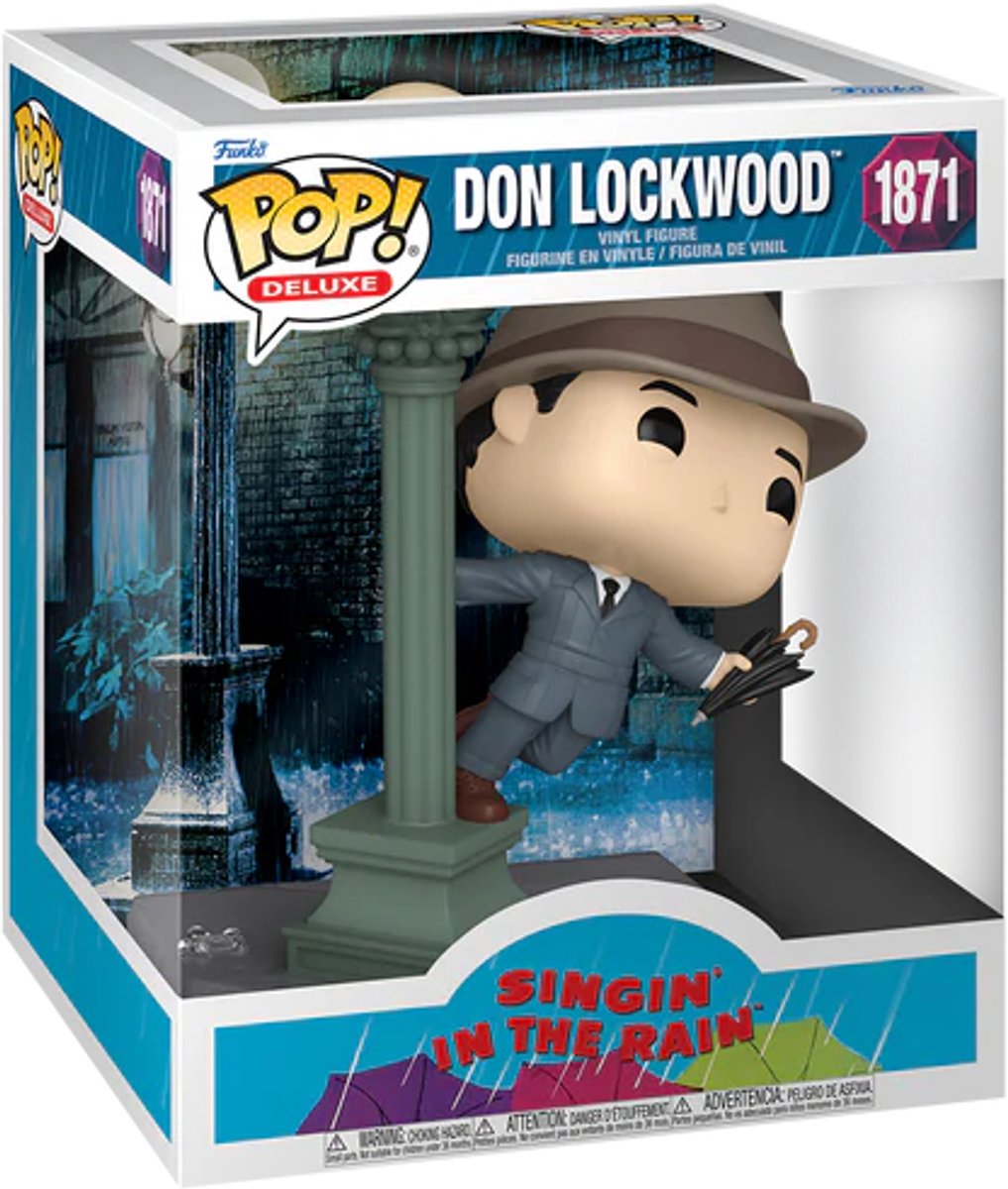 Funko pop deluxe : chanter sous la pluie - don lockwood pop #1871