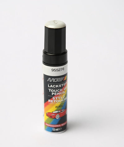 Motip 955276 - stylo peinture automobile - blanc métallisé - 12 ml