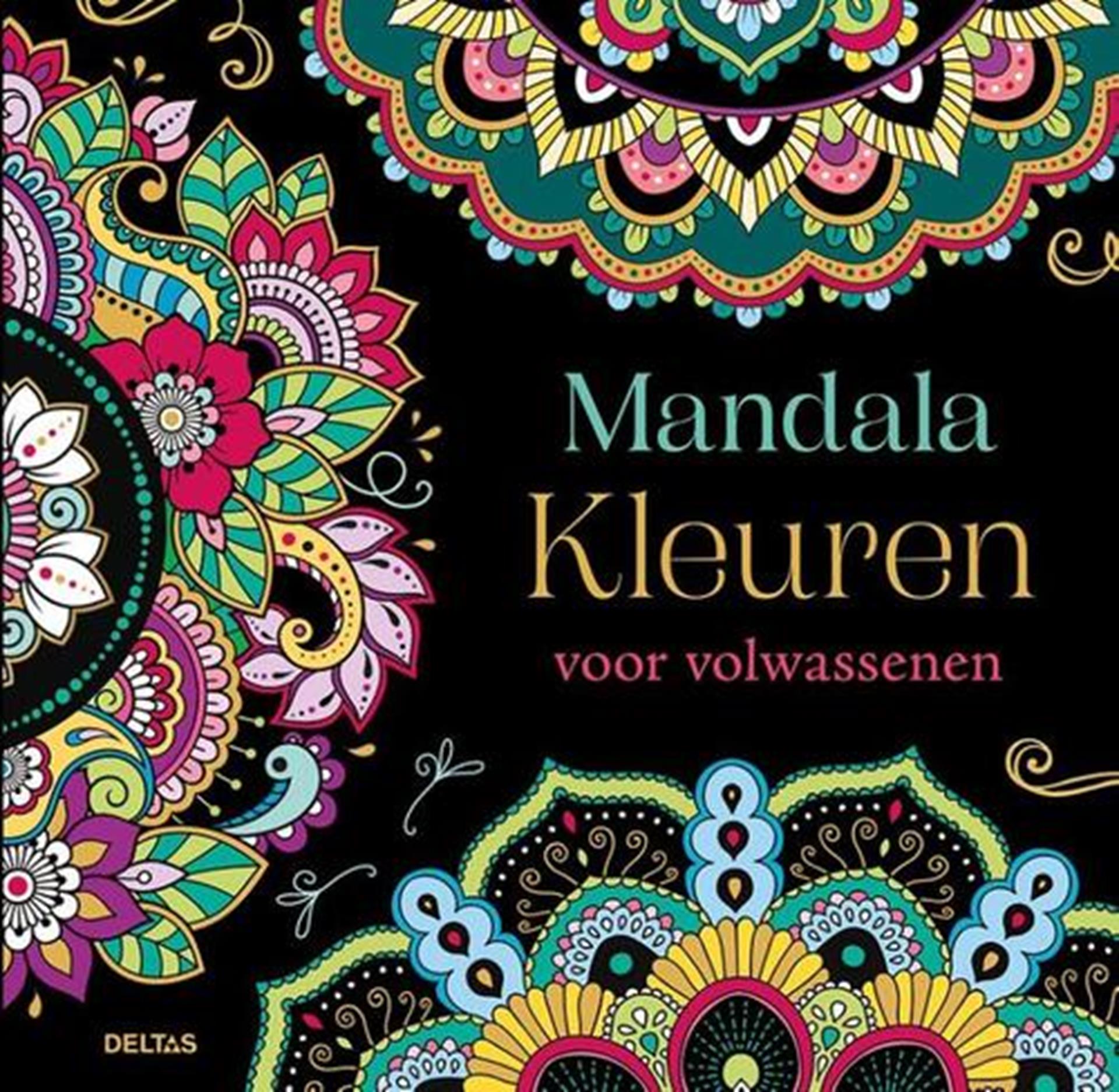 Coloriage mandala Deltas pour adultes
