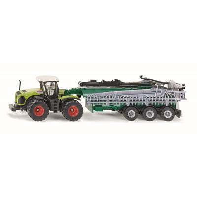 Tracteur Siku Claas Xerion + camion-citerne (1:87)