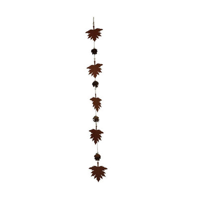 Dijk collections naturelles guirlande feuilles métal 13x5x34cm