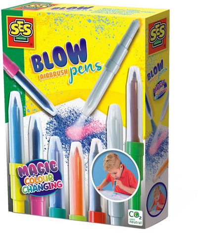 Ses Blow Airbrush stylos - Changement de couleur magique