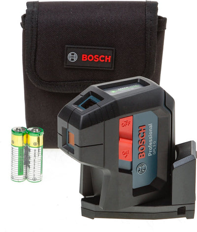 Bosch bleu gpl 3 g | laser à points professionnel | 30 mètres | vert | avec piles et étui - 0601066n00