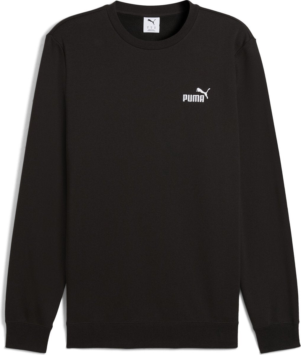 Puma ess petit non. Pull unisexe 1 logo Crew FL - noir