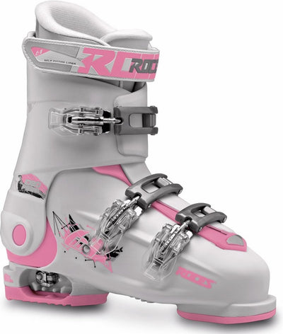 Roces - idea free - chaussures de ski - enfants - 22,5-25,5 (36-40) - blanc - rose