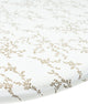 Meyco bébé branches drap housse parc matelas rond - sable - 90 95cm