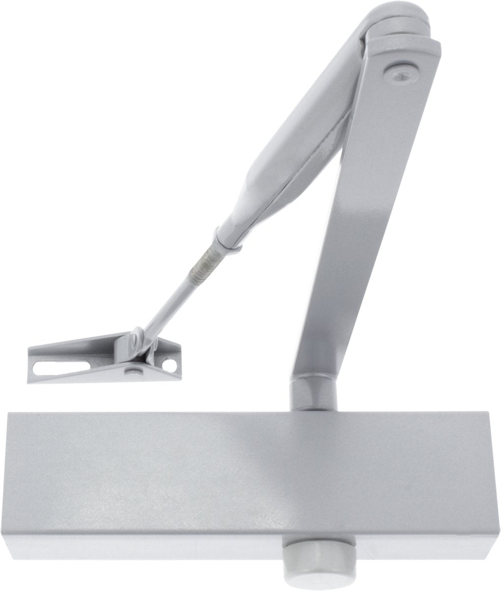 Ferme-porte Starx - 60-85 kg - argent - aluminium