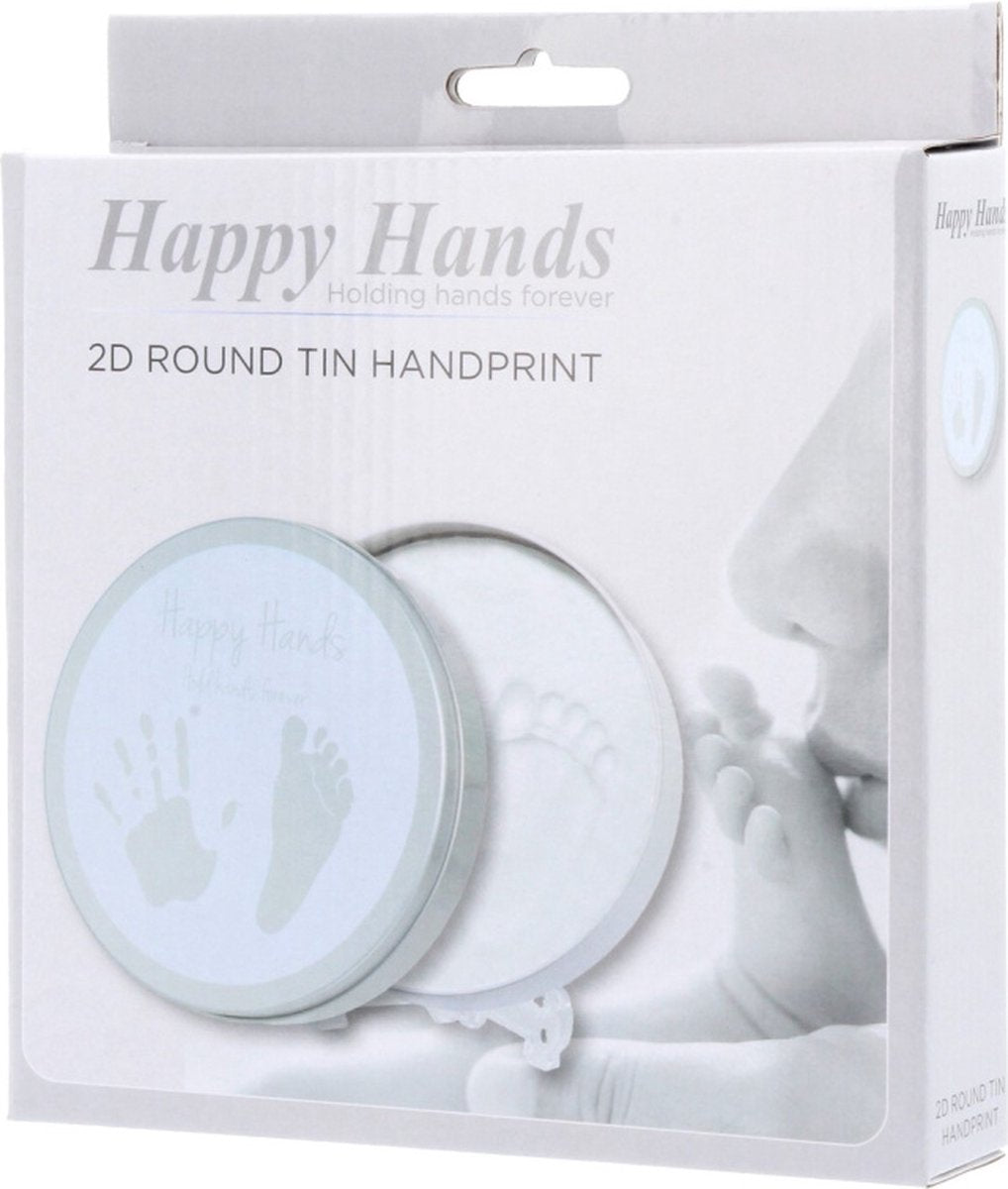 Boîte ronde 2D Happy Hands