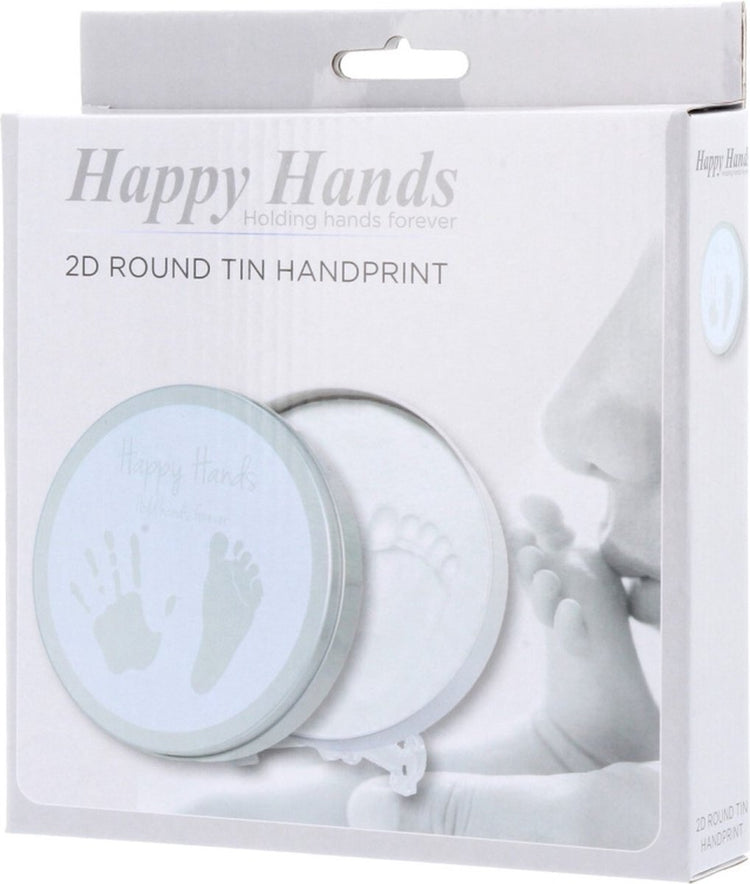Boîte ronde 2D Happy Hands
