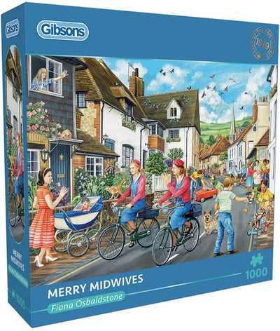 Gibsons - joyeuses sages-femmes (par fiona osbaldstone) - 1000 pièces 68×49cm (l×h) - puzzle pour adultes
