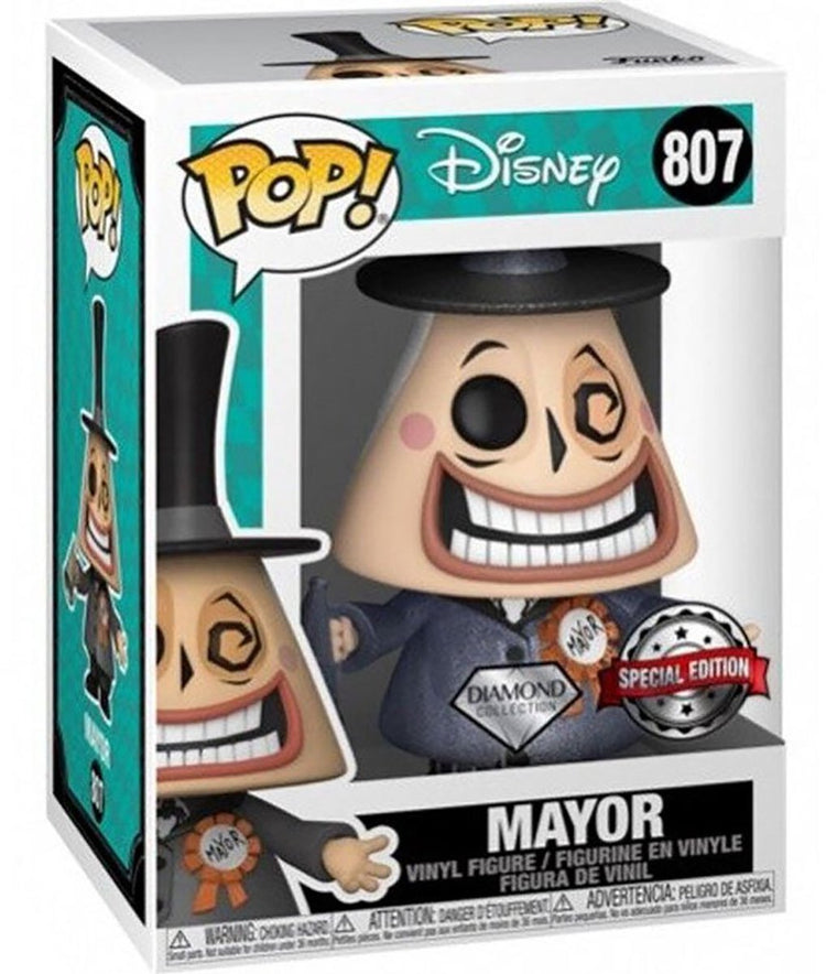 Funko-pop ! nbx - pop n° 807 - exclusivité maire diamant paillettes - rare voûté
