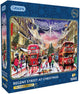 Gibsons - Regent Street à Noël (par Richard Macneil) - 1000 pièces 49×68cm (l×h) - puzzle pour adultes