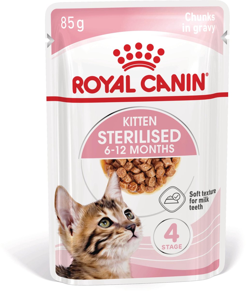 Royal Canin sauce stérilisée pour chaton - nourriture pour chaton - 12x85 g